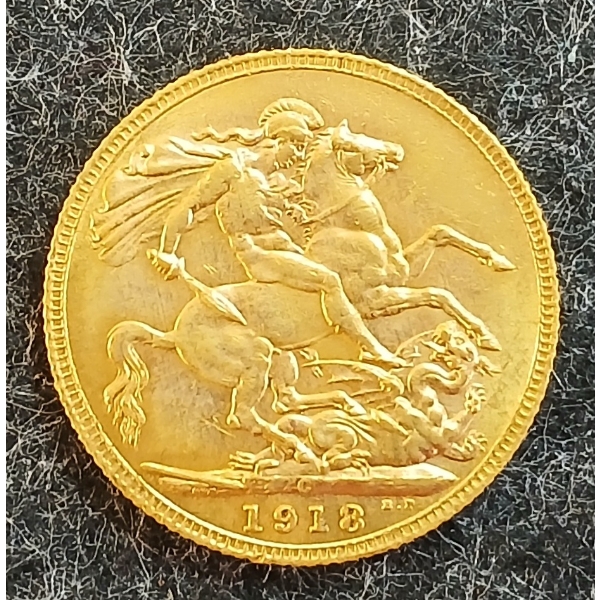 1918 CDN SOVEREIGN GOLD COIN