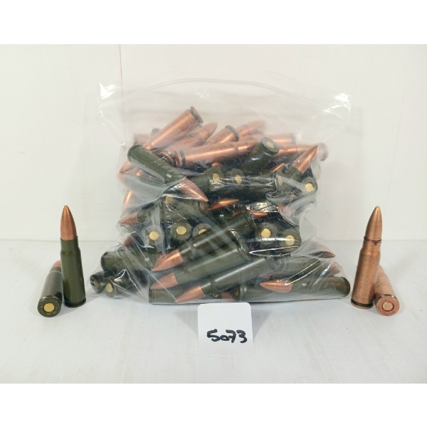 AMMO: 100X MILITARY ISSUE .7.62X39MM