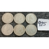 Image 2 : LOT OF 6 - 1968 CDN 25 CENT COINS