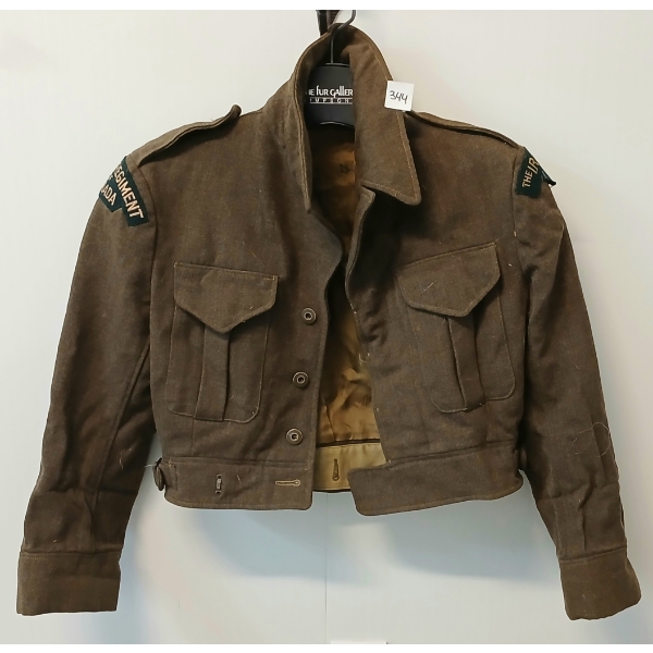 1953 THE IRISH REGIMENT OF CANADA BOND CLOTHES SHOPS BATTLEDRESS BLOUSE