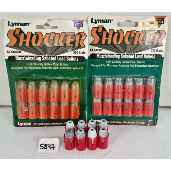 BULLETS: 32X .54 CAL - MIXED LEAD HP