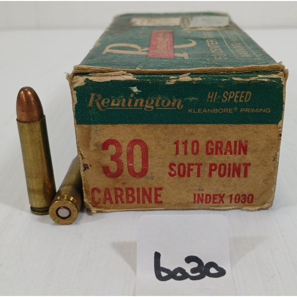 AMMO: 50X MIXED .30 CARBINE - 110GR - SP