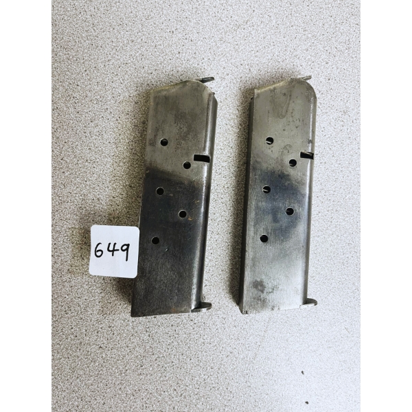 LOT OF 2 - 1911 MAGAZINES .45 ACP - PAL REQD