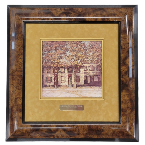 "HOUSES, RICHMOND STREET" BY LAWREN HARRIS(1885 - 1970) - FRAMED PRINT