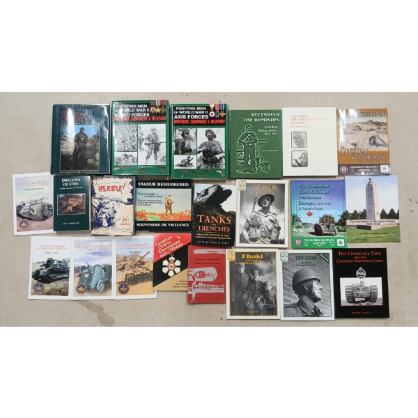 LOT OF 11 - MILITARY PUBLICATIONS - INCL 1900 "CANADA'S SONS OF KOPJE," "HOLLAND & THE CANADIANS"