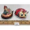 Image 3 : LOT OF 2 - TIN WINDUP DUCK & LADY BUG - INCL FRANKONIA