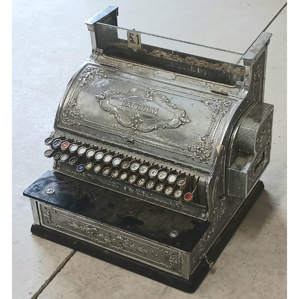 NATIONAL CASH REGISTER MODEL 358 W/ KEY