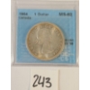 Image 2 : 1964 CDN SILVER DOLLAR - CCCS GRADED