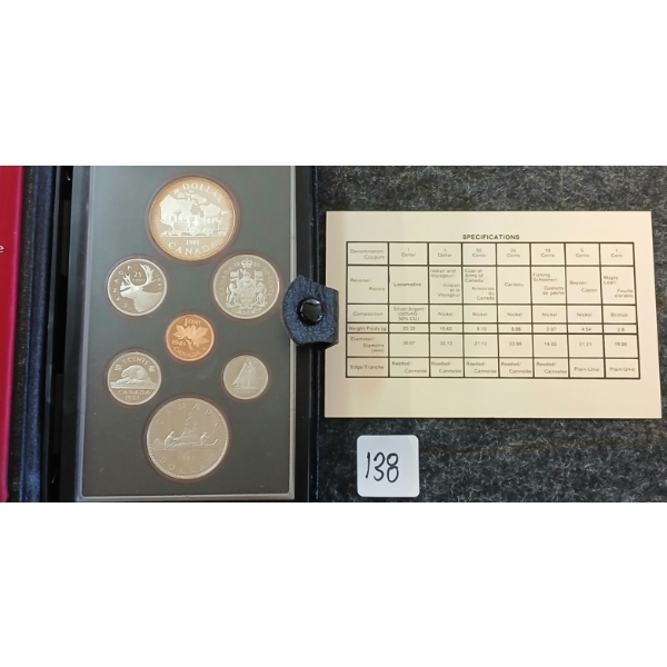 1981 RCM DOUBLE DOLLAR PROOF SET