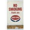 Image 1 : "NO SMOKING... THANK YOU" SHUR-GAIN - SST SIGN