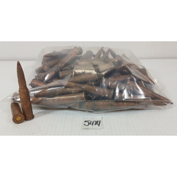 AMMO: APPROX 50X 7.62R MILITARY RNDS