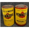 Image 2 : LOT OF 2 - PENNZOIL MOTOR OIL QT CANS