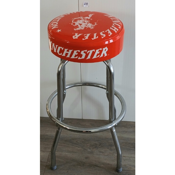 WINCHESTER AMMUNITION BAR STOOL