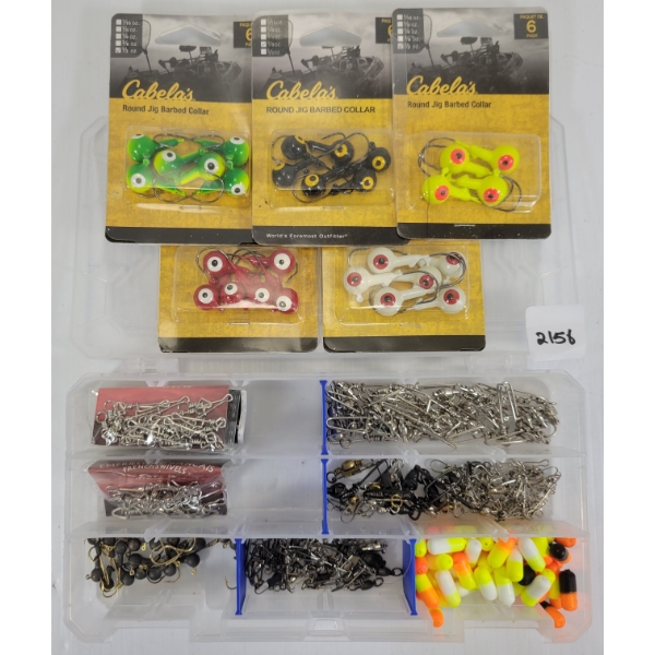 QTY OF SWIVELS, FLOATERS & JIG HEADS