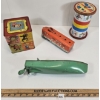 Image 2 : LOT OF 4 - VINTAGE TOYS - INCL HORNBY WIND-UP BOAT, SOUTHER PACIFIC LOCOMOTIVE ETC.
