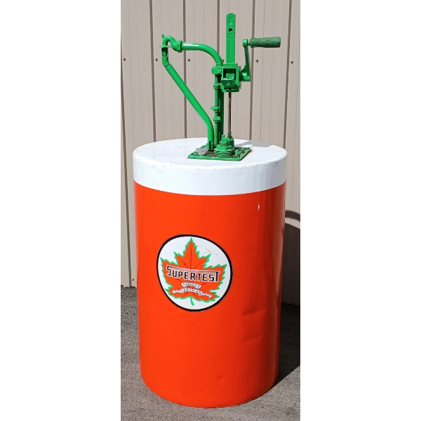 SUPERTEST PUMP OIL DRUM