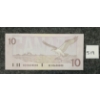 Image 2 : 1989 CDN $10 BANKNOTE