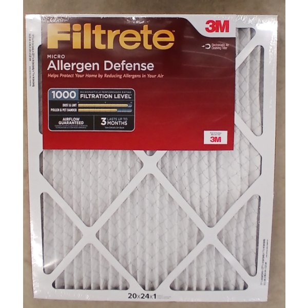 LOT OF 2 - 3M FURNACE FILTERS