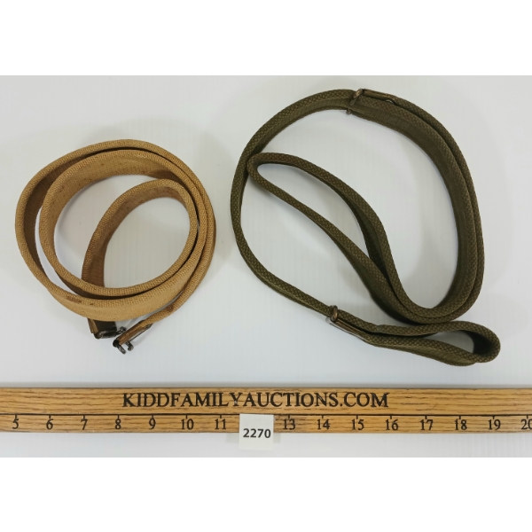 LOT OF 2 - LEE ENFIELD SLINGS 