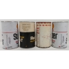 Image 4 : LOT OF 4 - SHELL AEROSHELL, ROTELLA T & SUPER MOTOR OIL CANS - QT
