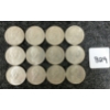 Image 4 : LOT OF 12 - 1968 CDN 25 CENT COINS 