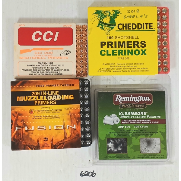 PRIMERS: APPROX 370 X 209 INCL CCI & REMINGTON