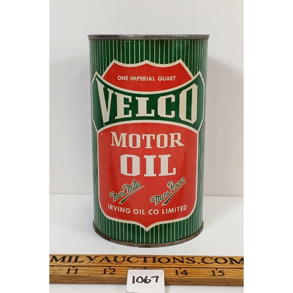 VELCO MOTOR OIL QT CAN 