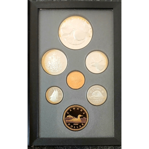 1996 RCM PROOF SET - ANN. OF DISCOVERY OF MCINTOSH APPLE