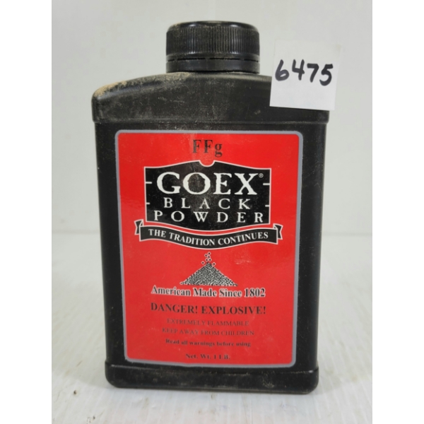 POWDER: GOEX BLACK POWDER FFG - 1LBS