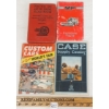 Image 1 : LOT OF 4 - PUBLICATIONS - INCL "CUSTOM CARS WORLD'S FAIR", 1926 "CASE SUPPLY CATALOG", ETC