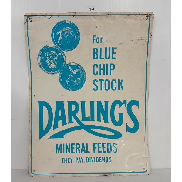 DARLING'S MINERAL FEEDS SST SIGN
