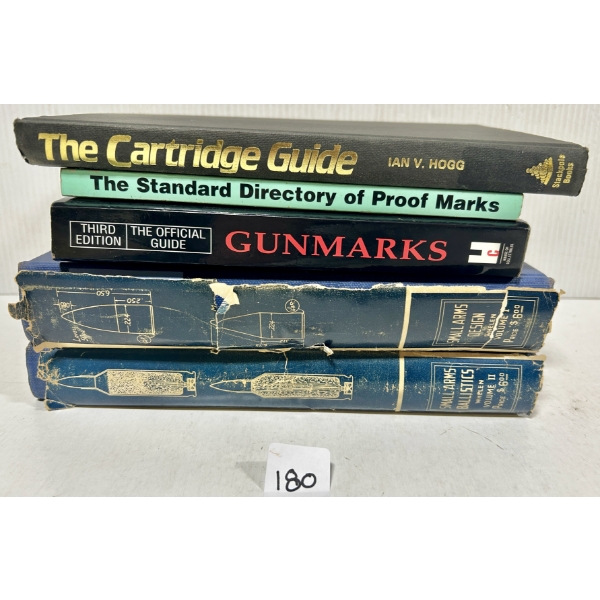 LOT OF 5 - FIREARM & CARTRIDGE IDENTIFICATION GUIDES