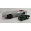 Image 2 : LOT OF 2 - MATTEL BARBIE SILVER 'VETTE & MBI '53 CHEVROLET PICKUP MODELS
