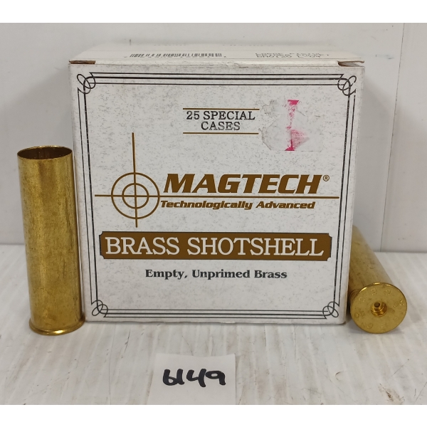 BRASS: 25X MAGTECH 20GA - 2 1/2IN - UNPRIMED BRASS SHOTSHELL