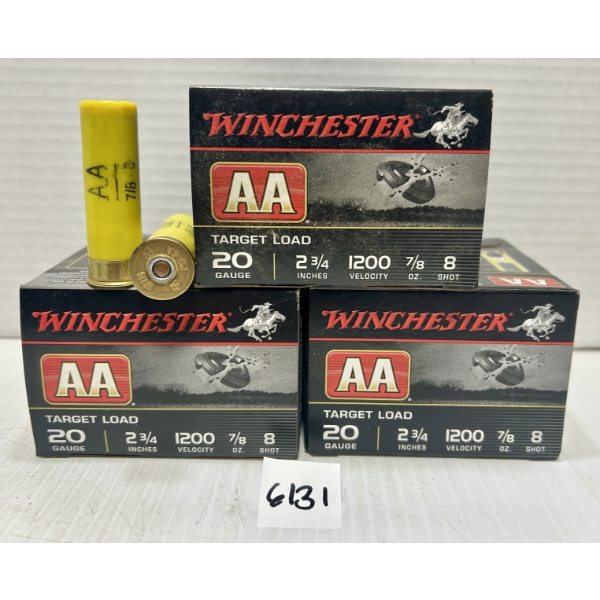AMMO: 75X WINCHESTER 20 GA 2 3/4 IN - NO 8