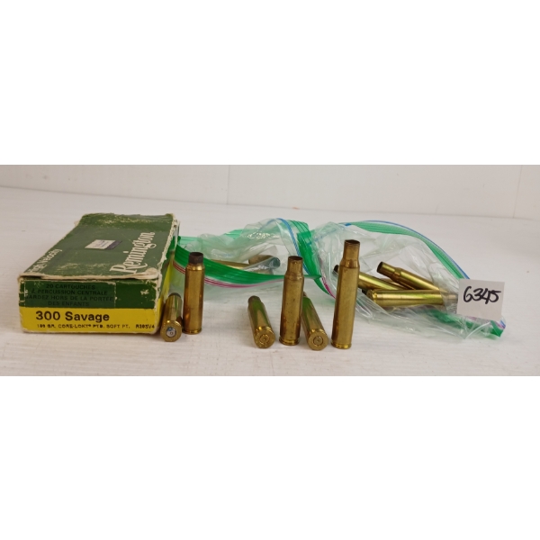 BRASS: 23X MIXED .30-06SPRG, .300SAV & .308WIN - ONCE FIRED