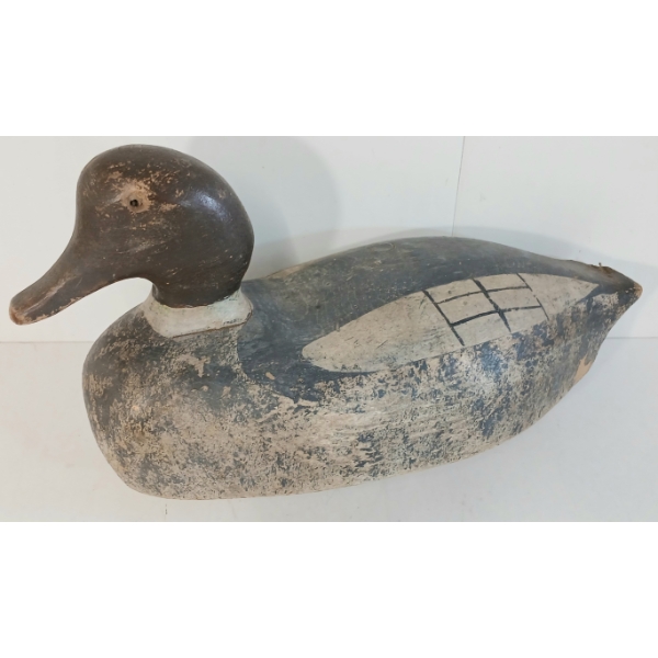 DECOY DUCK - SIGNED T. HOPKINS