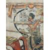 Image 3 : CHARIOT HUNTING SCENE MURAL - FRAMED MIXED MEDIA ON PAPYRUS