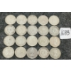Image 2 : LOT OF 20 - 1937-1968 CDN 25 CENT COINS
