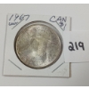 Image 1 : 1967 CDN UNCIRCULATED SILVER DOLLAR
