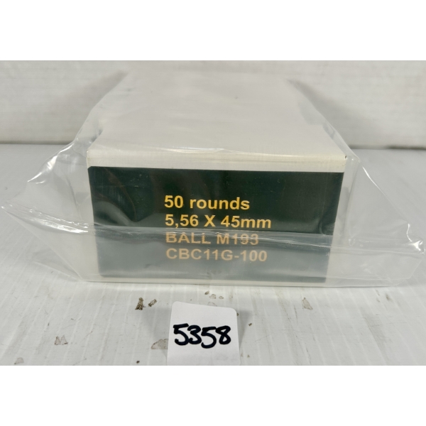 AMMO: 200X 5.56X45 MM NATO - MILITARY FMJ