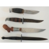 Image 2 : LOT OF 4 - OKAPI GERMAN KNIFE, JAPANESE MFG DAGGER & KNIVES W/ SHEATHS