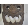 Image 3 : LOT OF 2 - FILIPINO BAKUNAWA DRAGON MASKS BY UNKNOWN ARTIST - WOOD & BONE