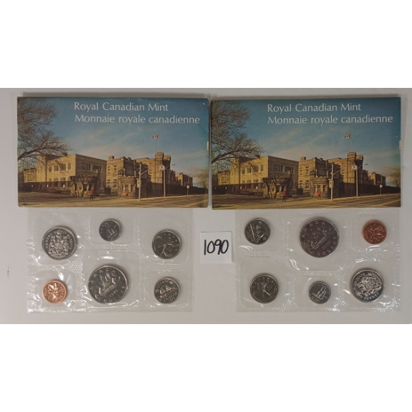 LOT OF 2 - 1975 RCM PROOF SETS