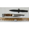 Image 4 : LOT OF 4 - HUNTING & FOLDING KNIVES - INCL ANTLER HANDLE, IMPERIAL, SWHRT9B, ETC