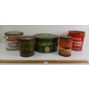 Image 1 : LOT OF 5 - ADVERTISING TINS - INCL BERMA COFFEE, ROGERS' GOLDEN SYRUP, PATTERKRISP, ETC