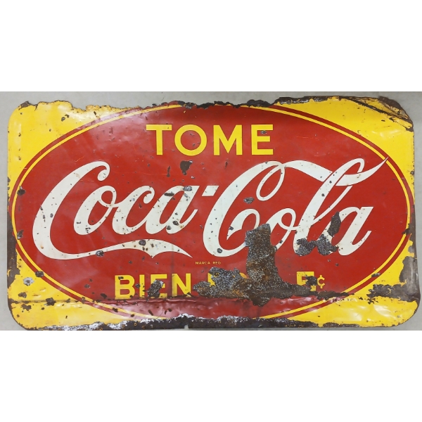 COCA-COLA - SST EMBOSSED SIGN