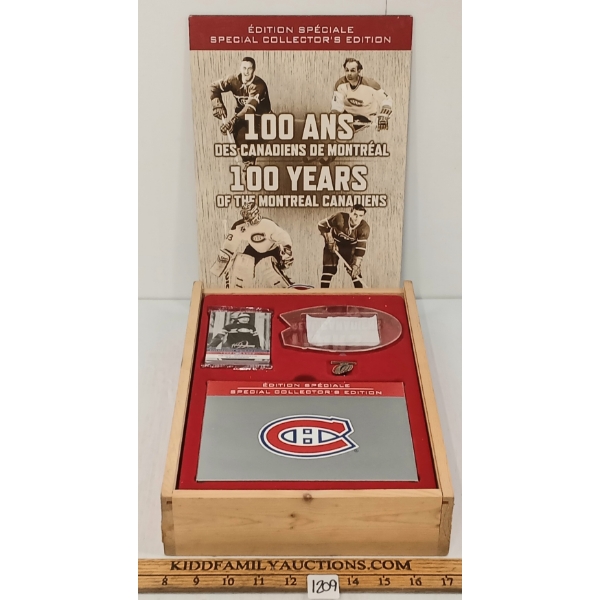 100 YEARS OF THE MONTREAL CANADIENS SPECIAL COLLECTIONS BOX