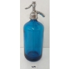 Image 5 : NEW YORK SELTZER WATER - COBALT BLUE ACID-ETCHED - SELTZER BOTTLE