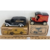 Image 1 : LOT OF 2 - ERTL DIECAST 1912 RAYBESTOS MODEL T & 1936 FORD PANEL VAN